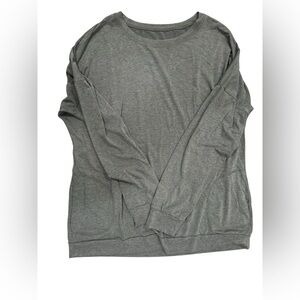 Women’s Lightweight Long Sleeve Gray Tunic w/Pockets XL